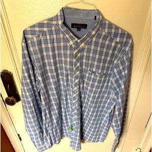 Ben Sherman long-sleeved button down casual shirt Size XXL.